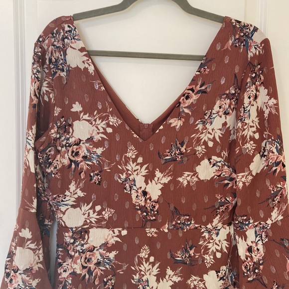 Autumn/Winter Bell Sleeve Mini Dress Size M - Picture 8 of 11